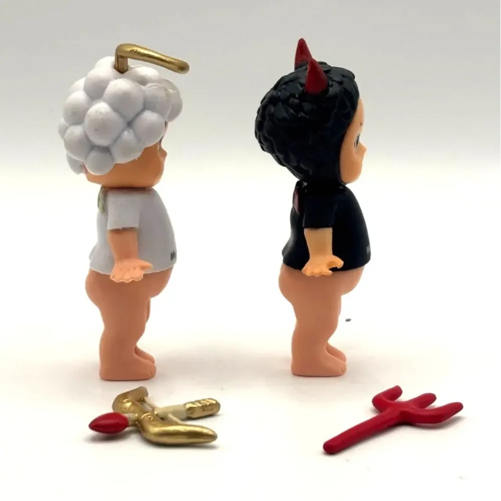 2 New My Angel, Angel & Devil Mini Figures, Opened Blind Boxes